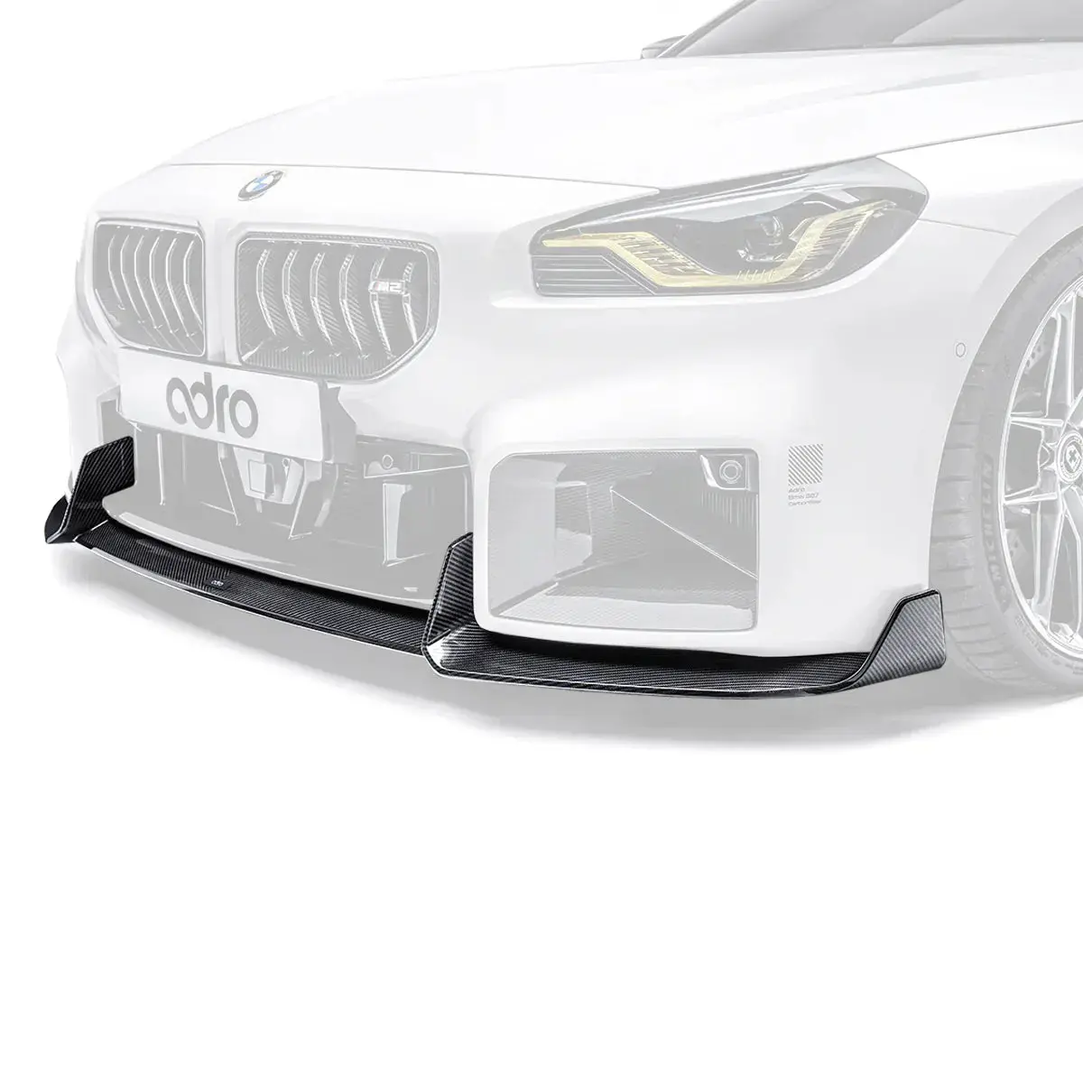 Bmw G87 M2 Prepreg Front Lip (Stock Bumper) 1