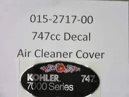 015-2717-00 Decal 747Cc Air Cleaner Cover Bad Boy Nla 1