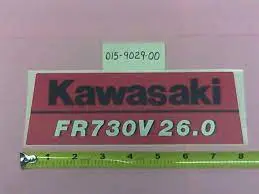 015-9029-00 Kawasaki Fr730v 26.0 Decal Bad Boy 1