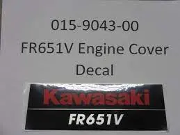 015-9043-00 Fr651v Engine Cover Decal Bad Boy 1