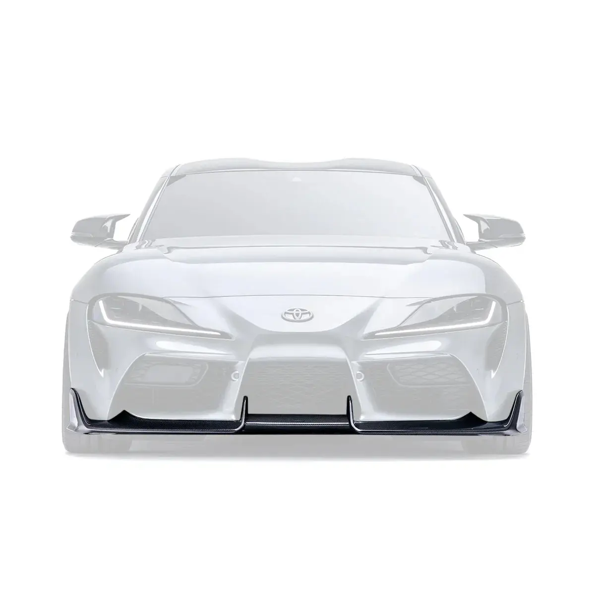 Toyota Gr Supra Carbon Fiber Front Lip (Stock Bumper) 1