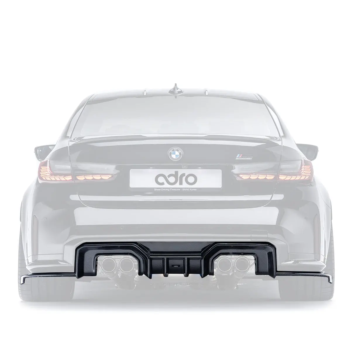 Bmw G80 M3 Prepreg Rear Diffuser 1