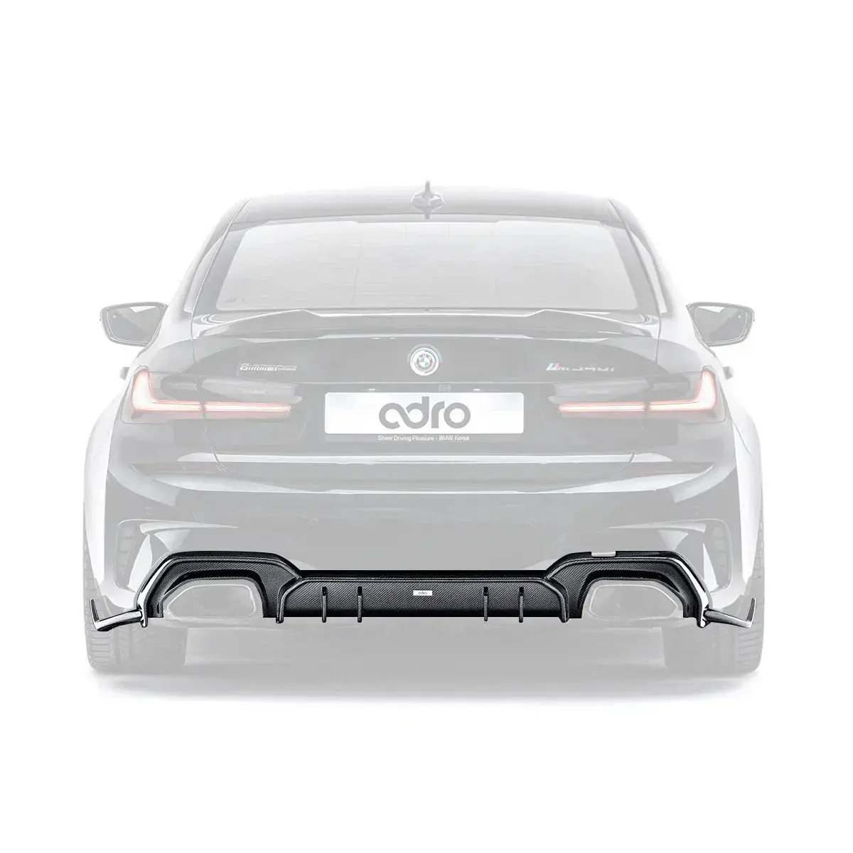 Bmw G20 M340i Carbon Fiber Rear Diffuser 1