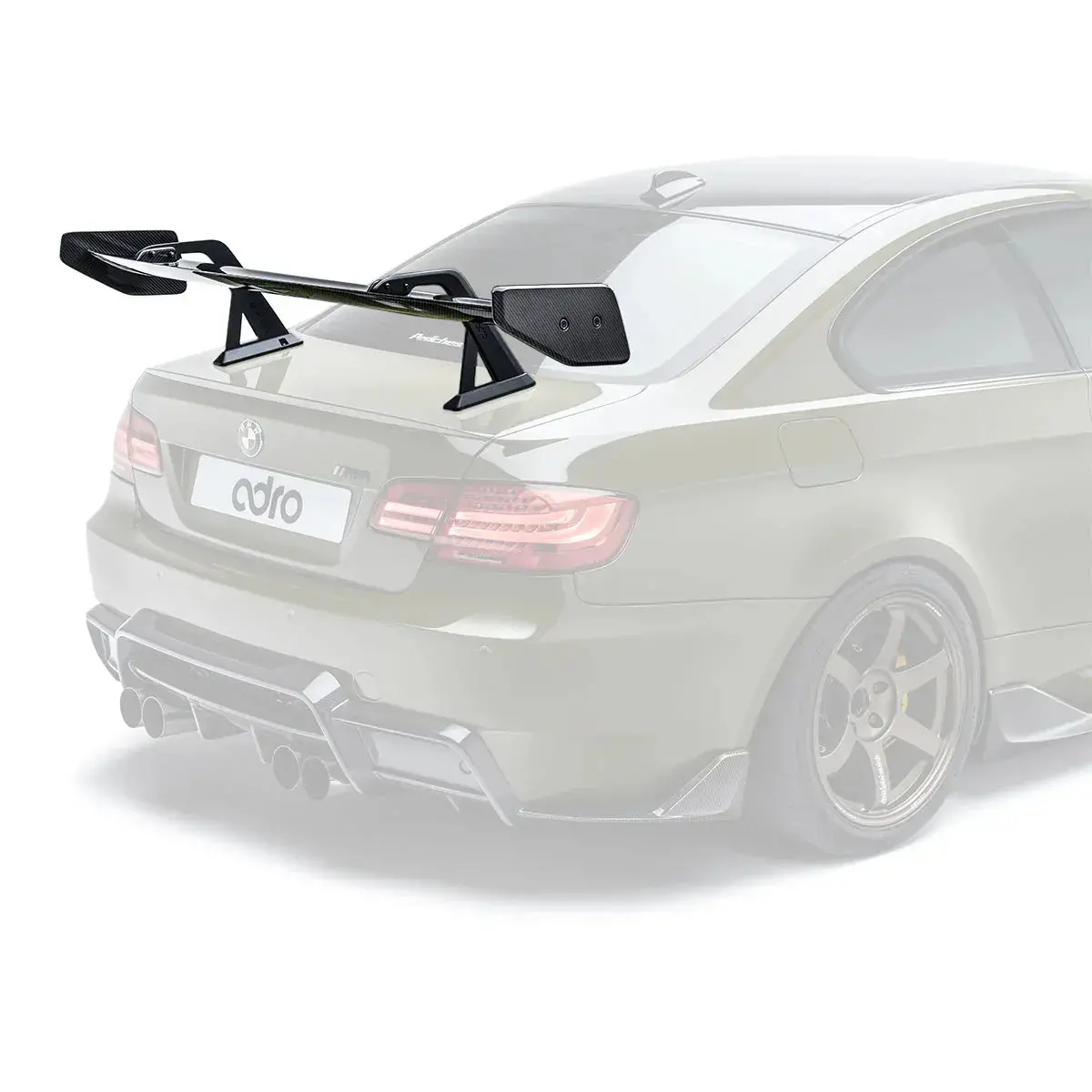 Bmw E92 M3 At-R1 Swan Neck Wing 1