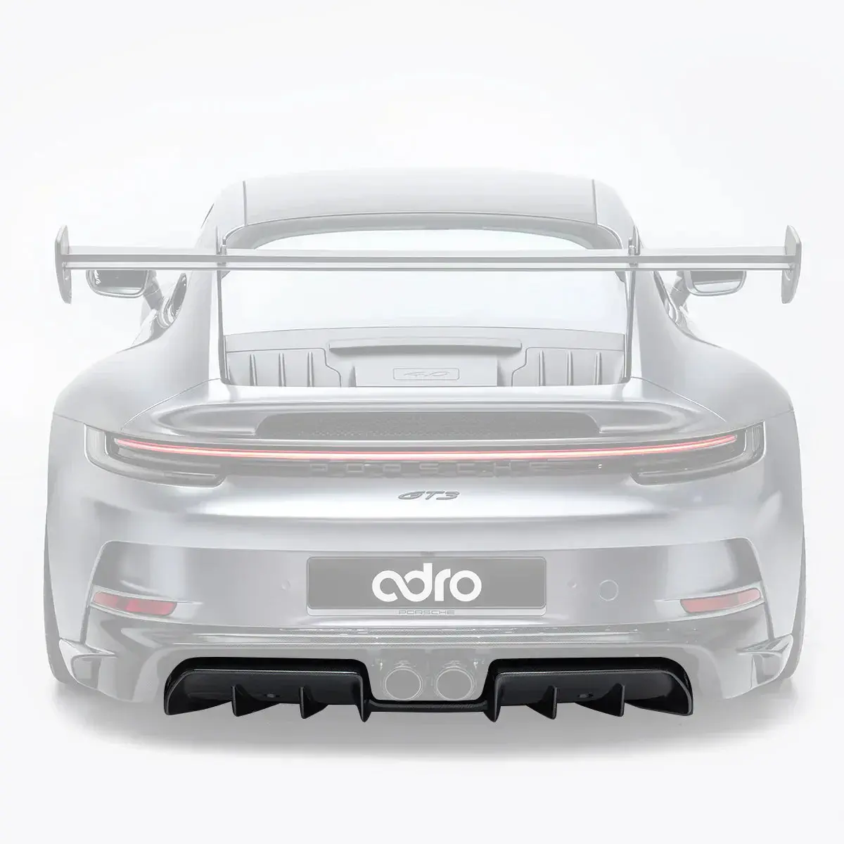 Porsche 992.1 Gt3 Prepreg Rear Diffuser 1