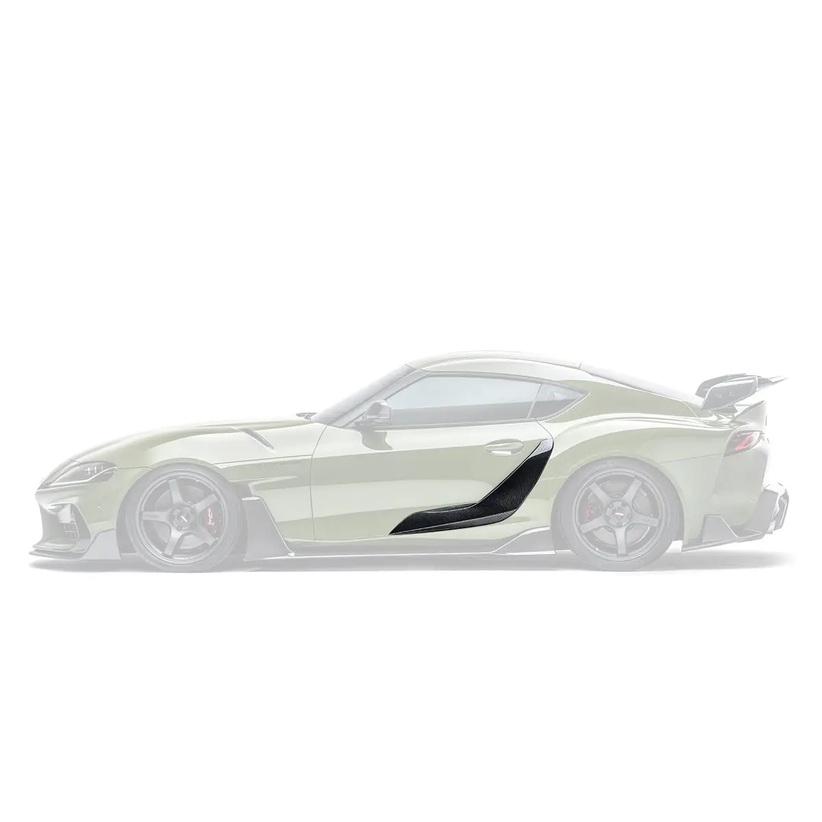 Toyota Gr Supra Carbon Fiber Door Garnishes 1