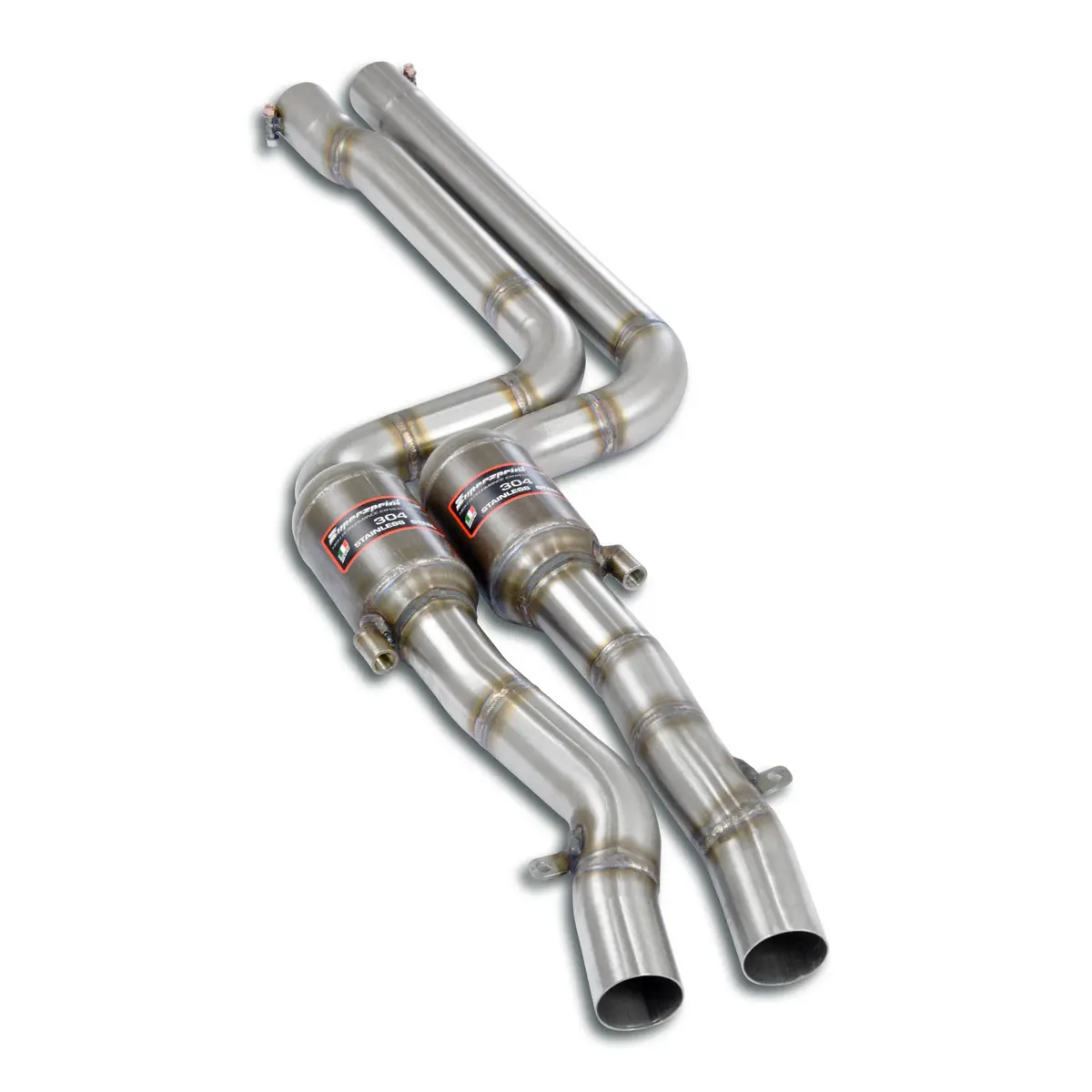 Supersprint Bmw E46 Front Metallic Catalytic Converter Right - Left 100 Cpsi 1