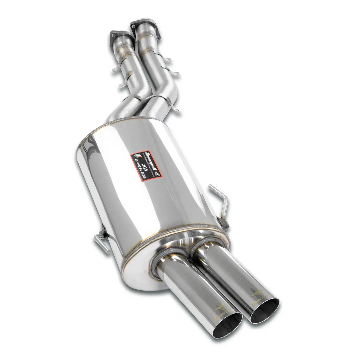 Supersprint Bmw E36 M3 Rear Exhaust "Racing" Oo70 100% Stainless Steel 1