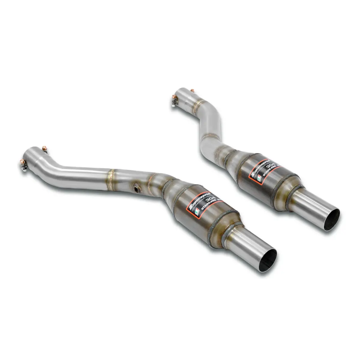 Supersprint Bmw E46 V8 Conversion Front Exhaust Right - Left With Metallic Catalytic Converter 1