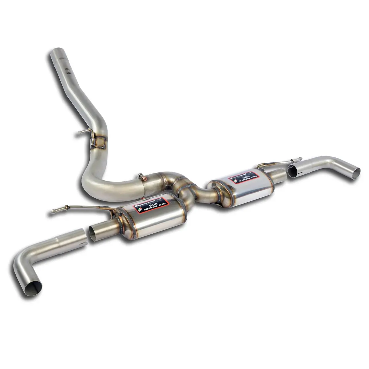 Supersprint F44 Gran Coupè / F48 X1 2.8I (B46) Stainless Rear Exhaust - Race 1