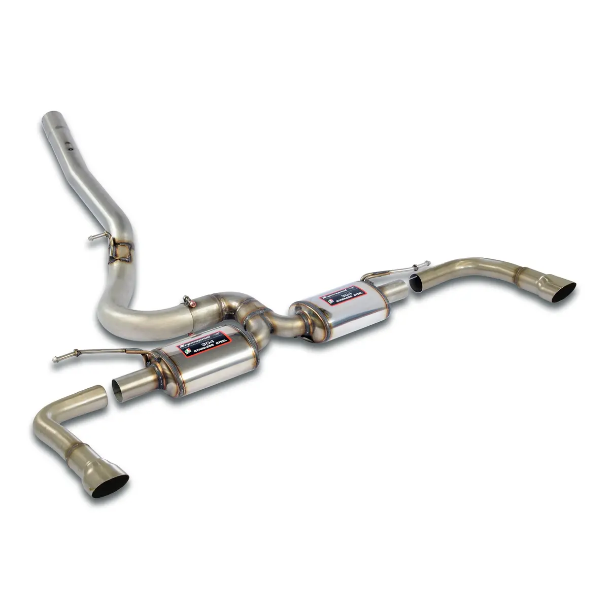 Supersprint Bmw F44 2 Series Gran Coupe (B48) Rear Exhaust Right - Left "Racing" 1