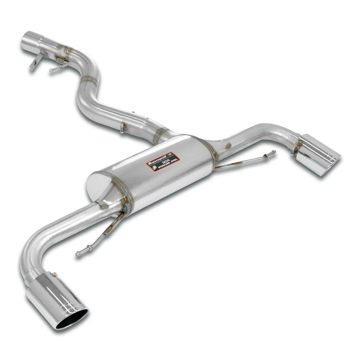Supersprint Bmw G42 Serie Coupè 2022 -> Rear Exhaust "Racing" Right O100 - Left O100 1