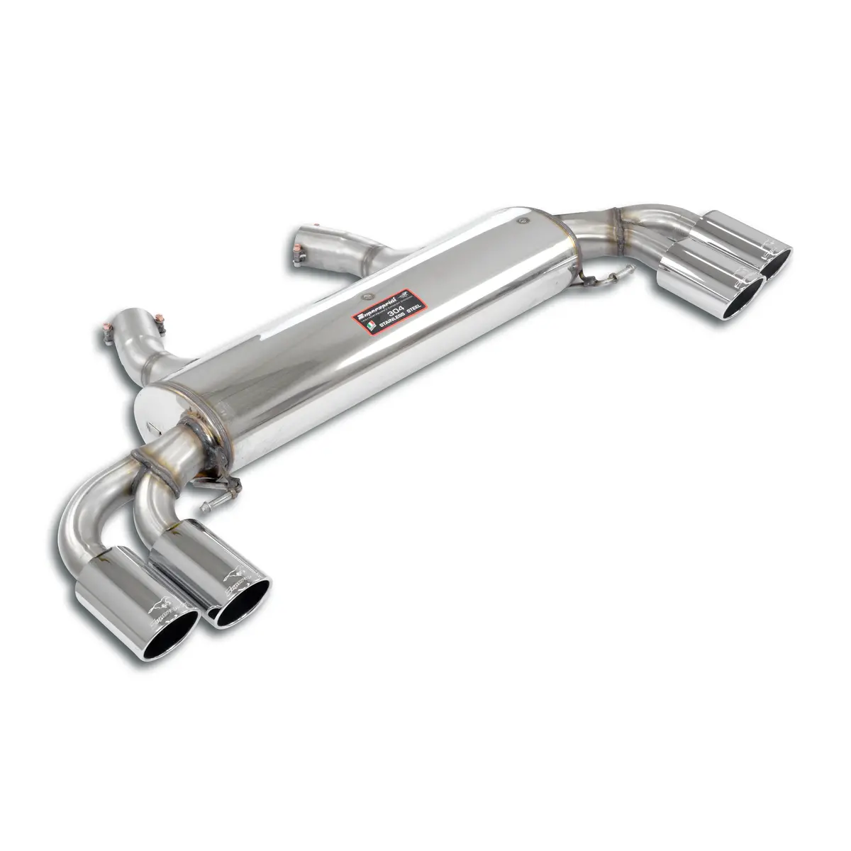 Supersprint Bmw G22 Coupè 2021 -> Rear Exhaust Right Oo80 - Left Oo80 "Racing" 1