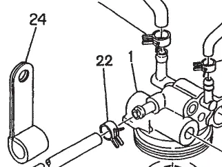 056-10800-10 Hose Clamp Ref 22 Robin Subaru 1