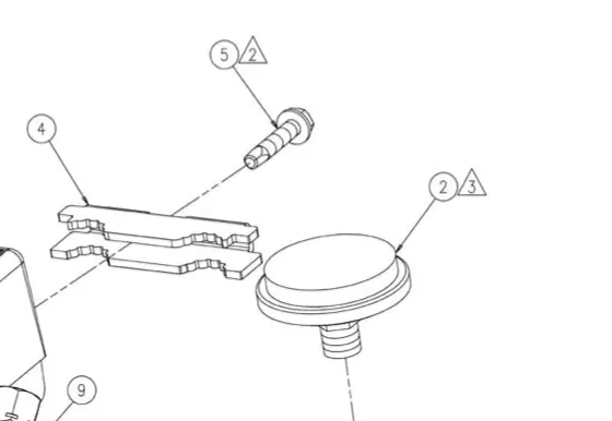 061-0121 Screw #10-32 X 15/16 Taptite Ref 5 Sanborn 1