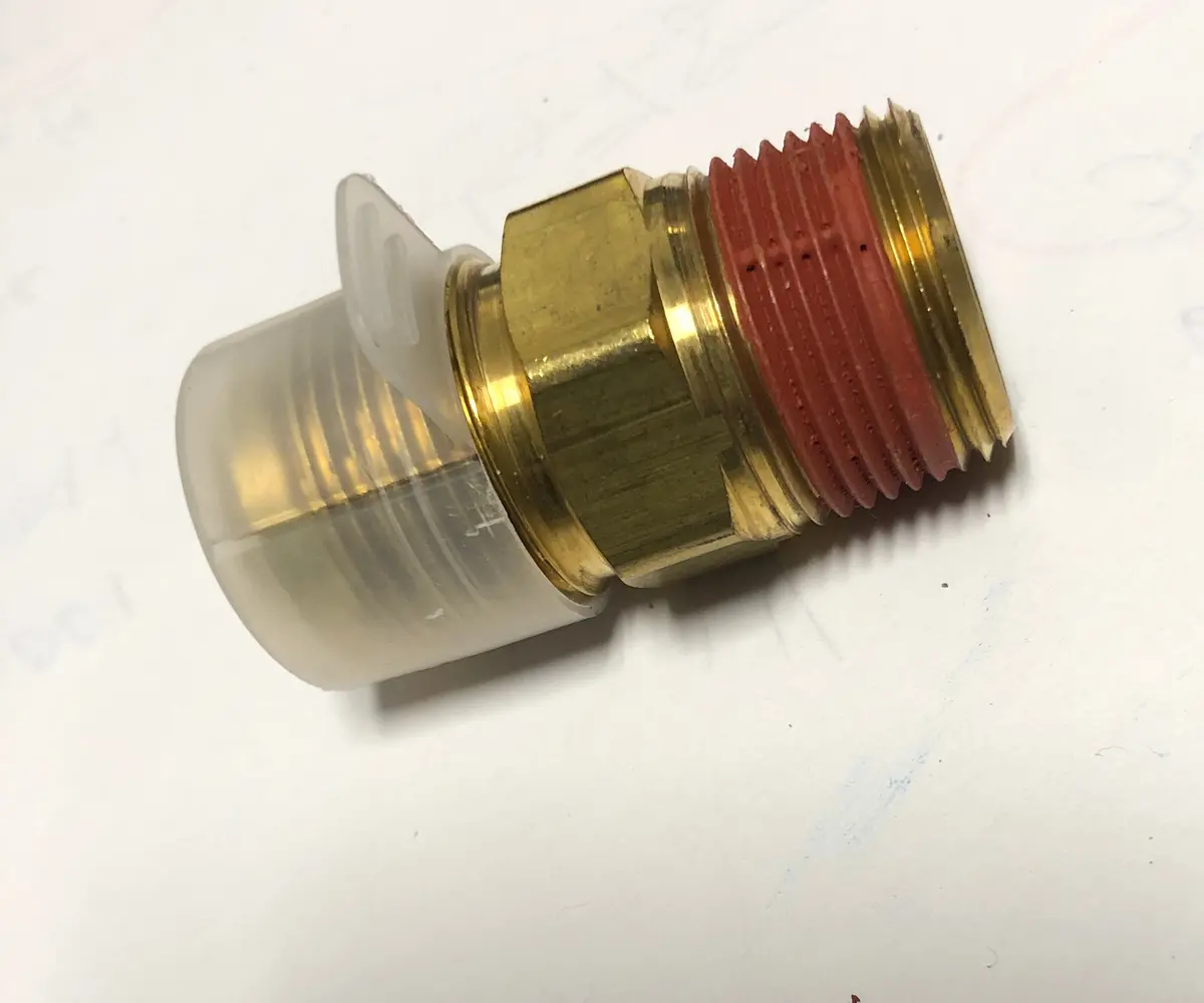 068-0504  Connector Male 3/4 X 3/4 Sanborn Sb2/Wh3 1