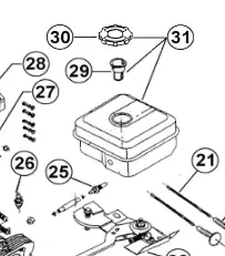 07-50 Fuel Tank Joint Reference  25 Shown Yamakoyo 1