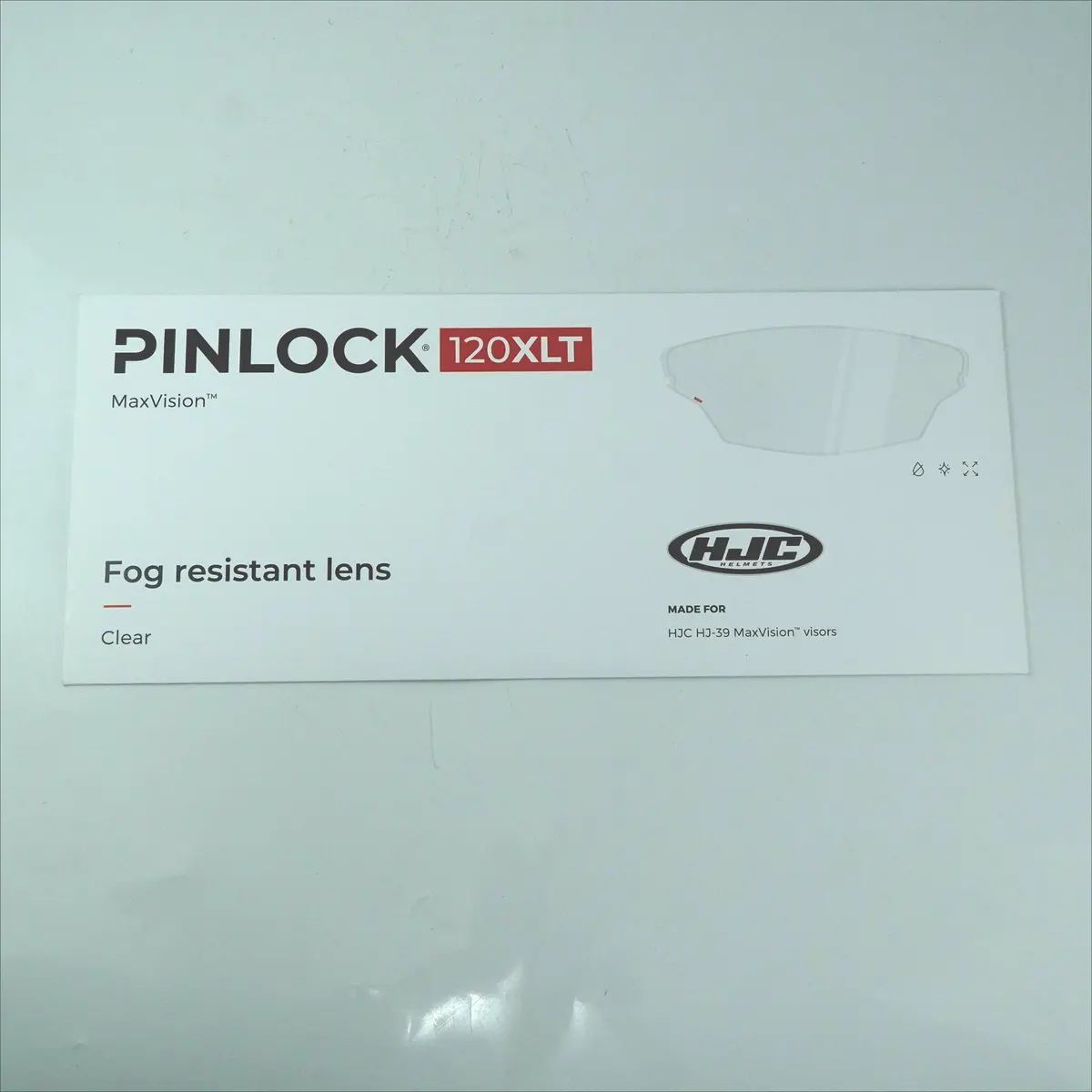 Hjc Helmet Pinlock Sparepart Hj-39 For Rpha 31 (Clear) 1