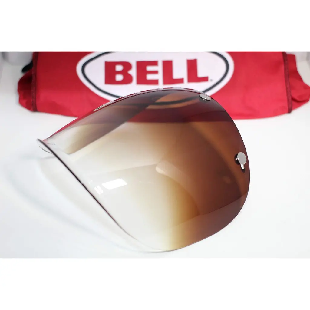 Bell Visor Sparepart For Custom 500 Ps-3 Snap (Snap Shield Amber Gradient) 1