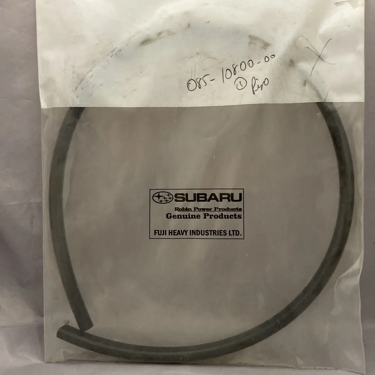 085-10400-00 Rubber Pipe Robin Subaru 1