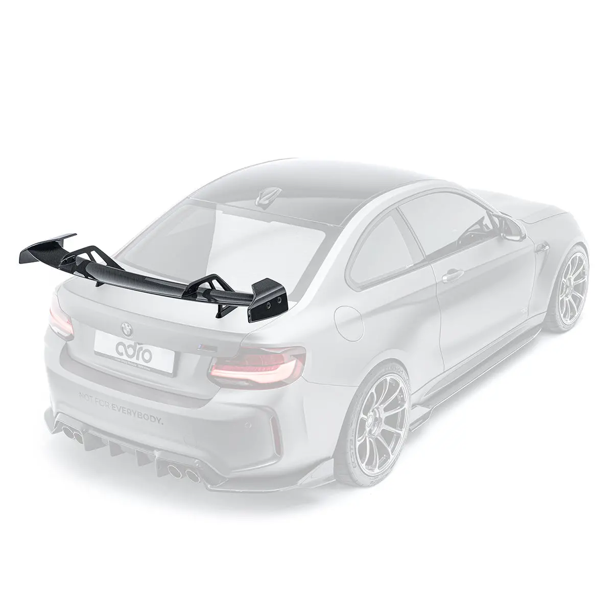 Bmw F87 M2 At-R1 Swan Neck Wing 1
