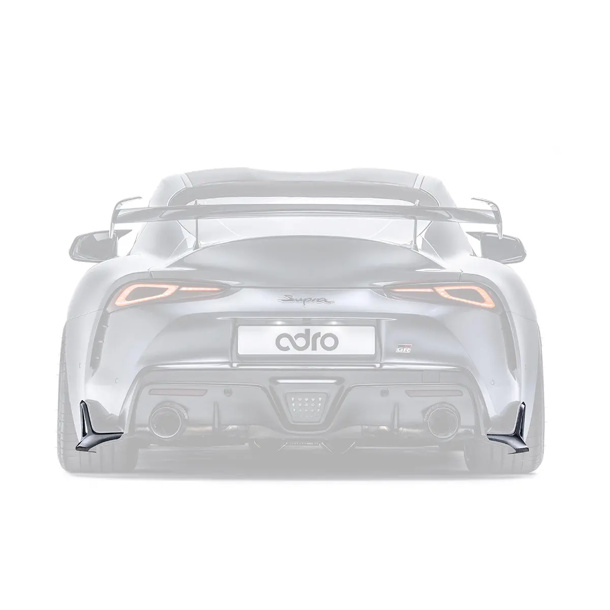 Toyota Gr Supra Carbon Fiber Rear Winglets 1