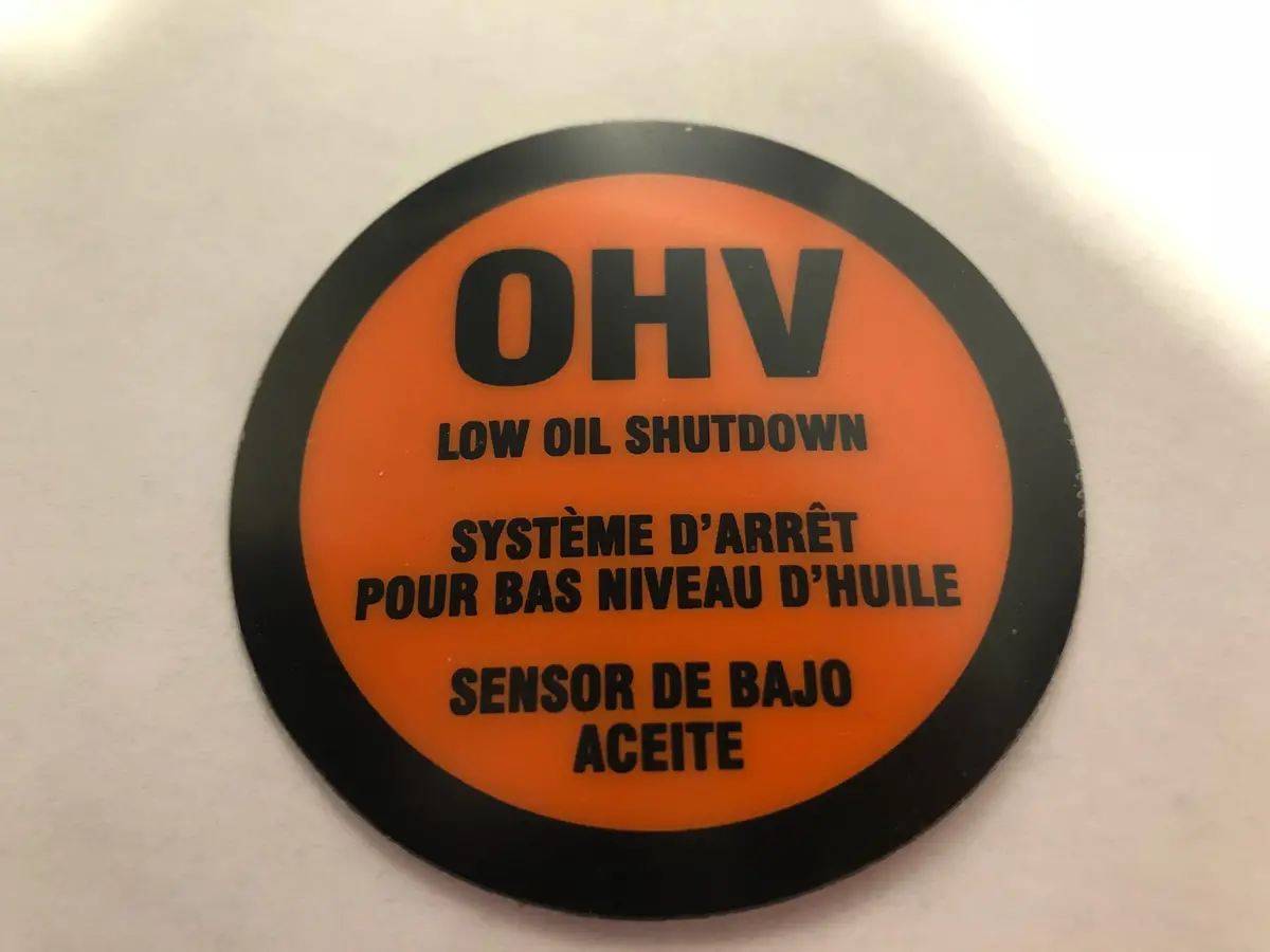 0H9257 Decal Recoil Generac Fm846/Wh3 1