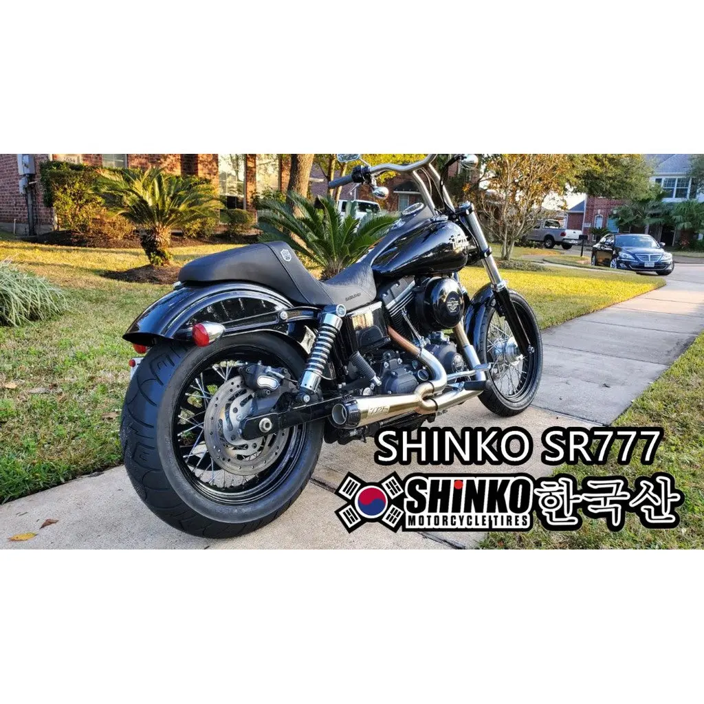 Shinko Tires Tyres Tayar Sr777 Black Wall Tayar Harley Davidson Chopper Cruiser 150 90 15 150 80 16 170 80 15 13 1