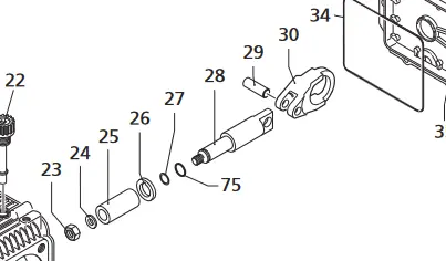 1080401 Back Up Ring Ref 75 Annovi Reverberi/Ar No America 1