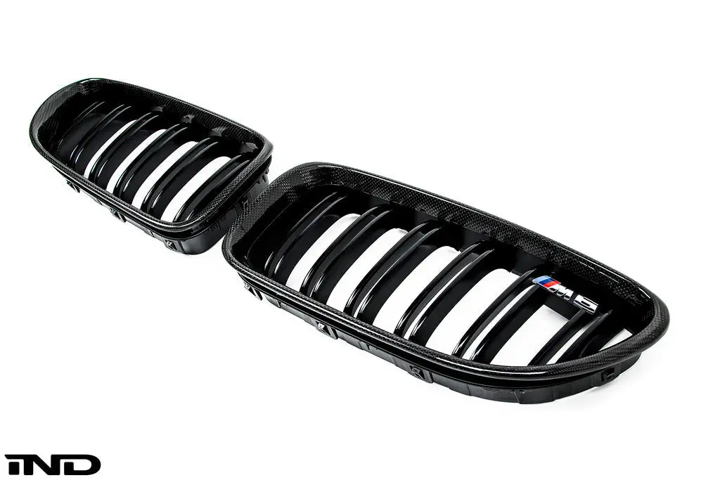 Ind F06 / F12 / F13 M6 Carbon Fiber Front Grille Set 1