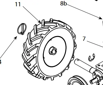 1101A Tire/Wheel Assembly And Lockpin Ref 11 Earthquake 1