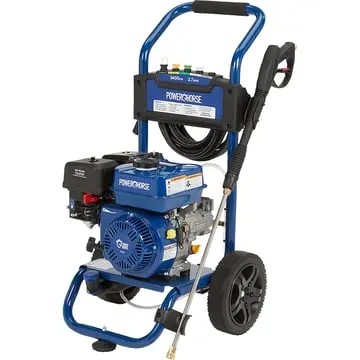 115176 Gas Cold Water Pressure Washer, 3400 Psi, 2.7 Gpm Powerhorse 1