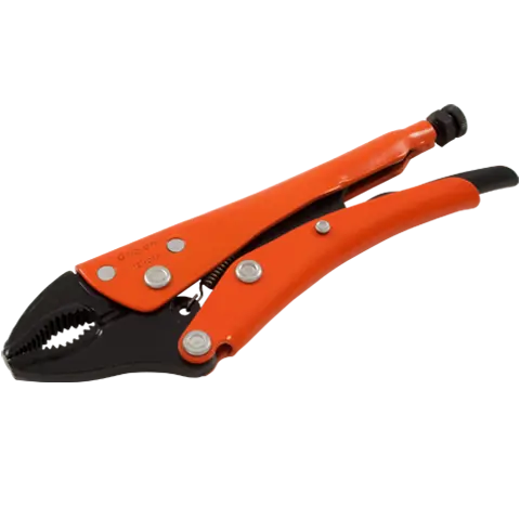 Grip-On® Locking Pliers-Curved Jaws With Wire Cutter 1