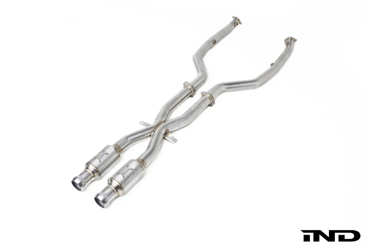 Macht Schnell E9x M3 Stainless Steel X-Pipe - Race 1