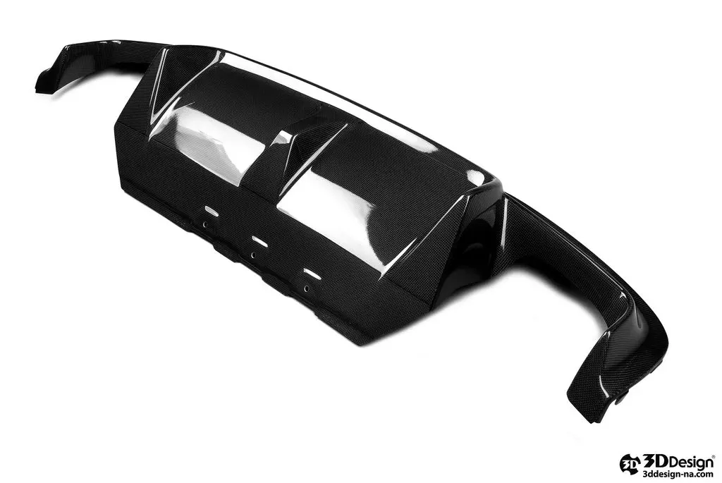 3D Design F10 M5 Carbon Rear Diffuser 1