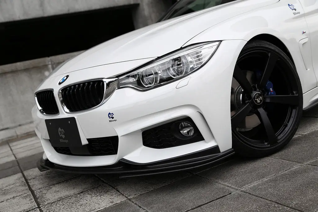 3D Design F32 / F36 4-Series M-Sport Carbon Front Lip 1