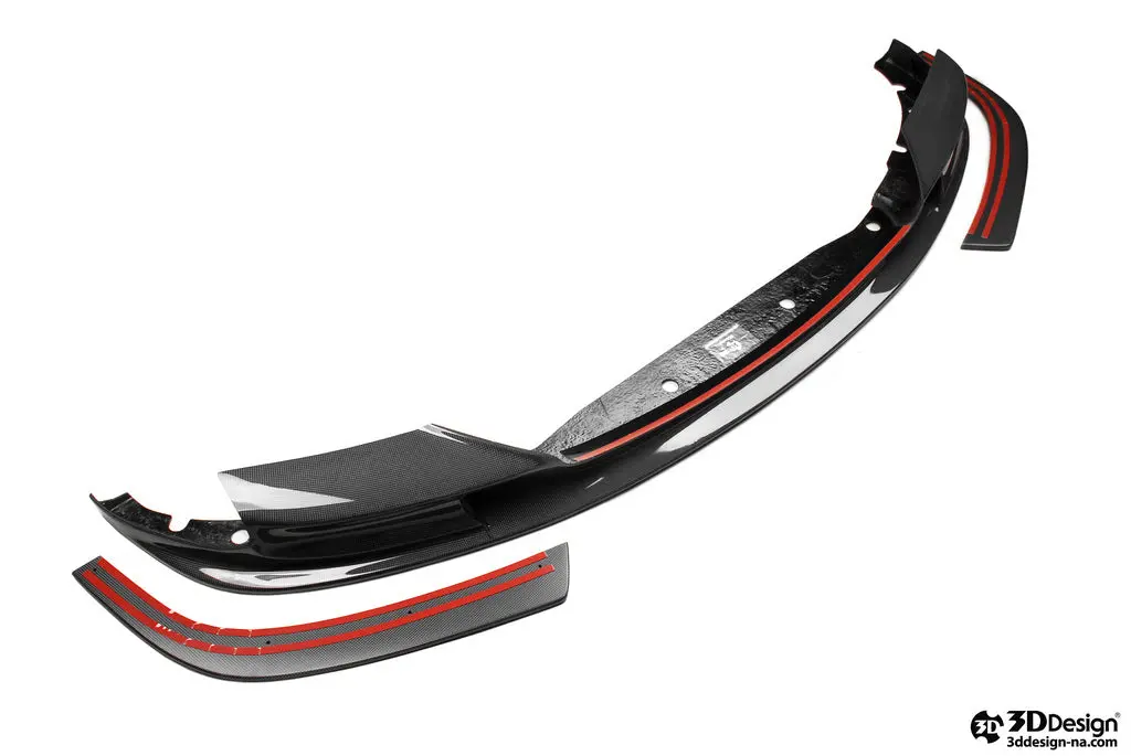 3D Design F10 M5 Carbon Front Lip + Lower Splitter Set 1