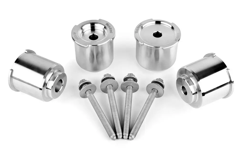 Macht Schnell E9x M3 / E82 1M Solid Aluminum Subframe Bushing Kit 1