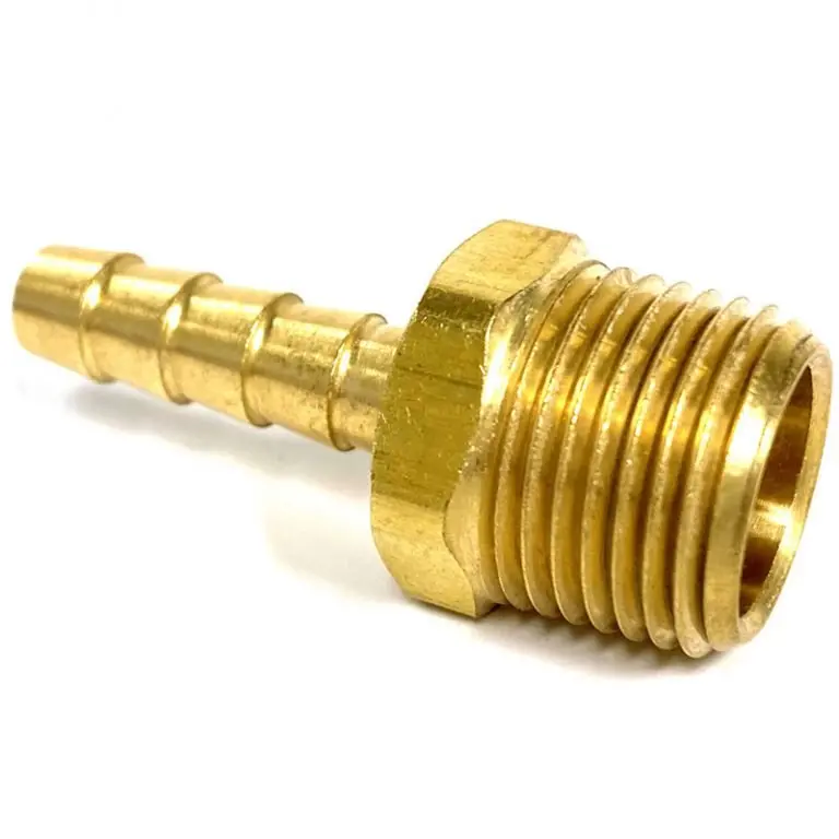 140355 Brass, Hose Barb 1/4 X 3/8: Mpt Pw Sm 1