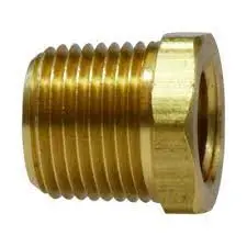 140407 Brass, Bushing, 1/2" Mpt X 3/8" Fpt Pw Sm 1