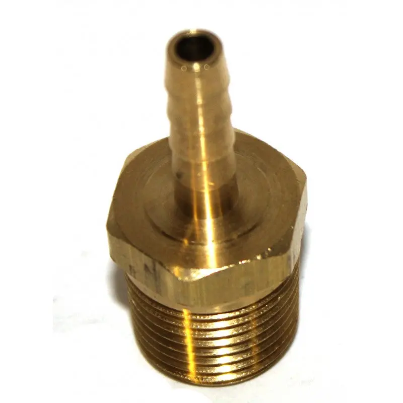 140361 Brass, Hose Barb 1/4 X 1/2" Mpt Pw Sm 1