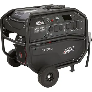 1654405 Northstar Quiet Armor Commercial-Grade Efi Portable Generator With Electric Start, 14,000 Surge Watts, 12,000 Rated Watts Northstar 1