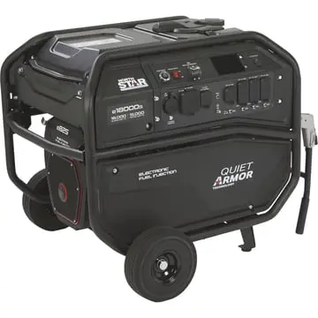 1654407 Northstar Quiet Armor Commercial-Grade Efi Portable Generator With Electric Start, 18,000 Surge Watts, 15,000 Rated Watts Northstar 1