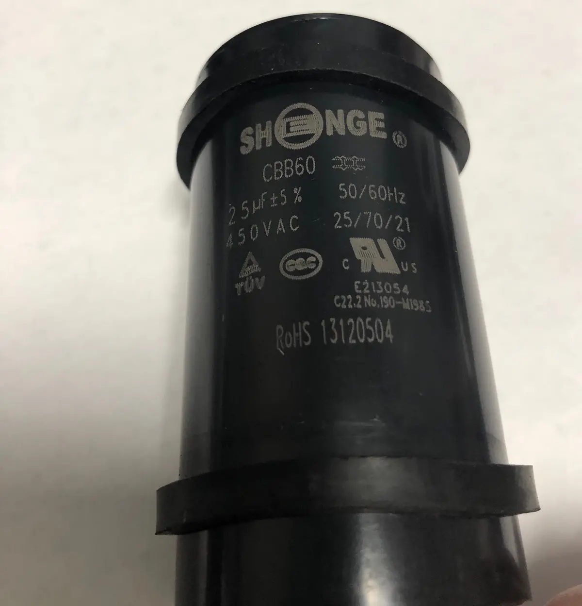 166-0185 Run Capacitor Sanborn 1