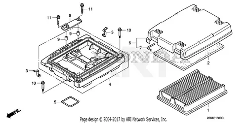 17229-Zj1-840  Seal, A/Clnr Hsg Ref 5 Honda 1