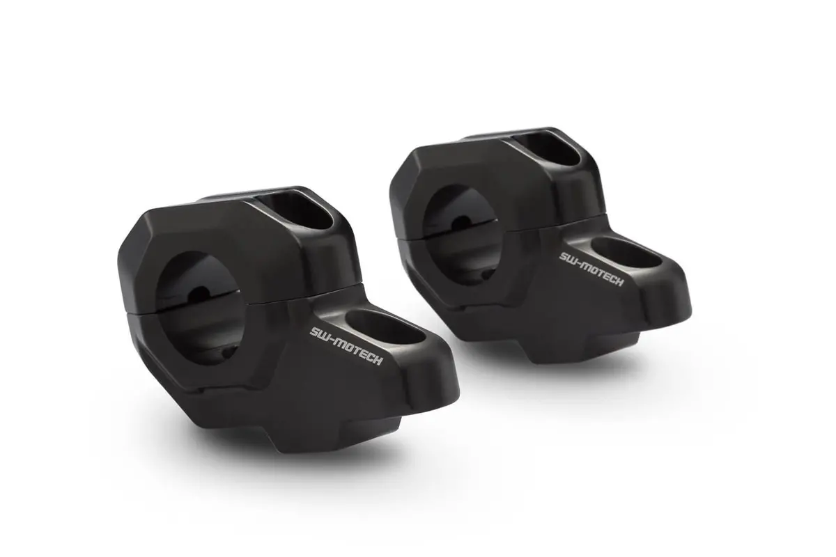 Sw Motech Bar Back For Ø 28 Mm Handlebar (H=30 Mm, Back=22 Mm) (Black) 1