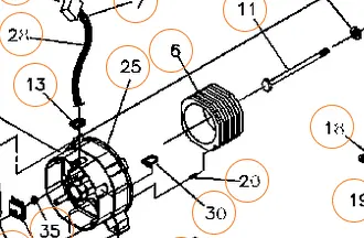 191252Ags Stator Ref 6 Briggs And Stratton - Clearance 1
