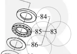 1A632099270 Thrust Bearing Kit Reference 83 Shown Tuff Torq 1