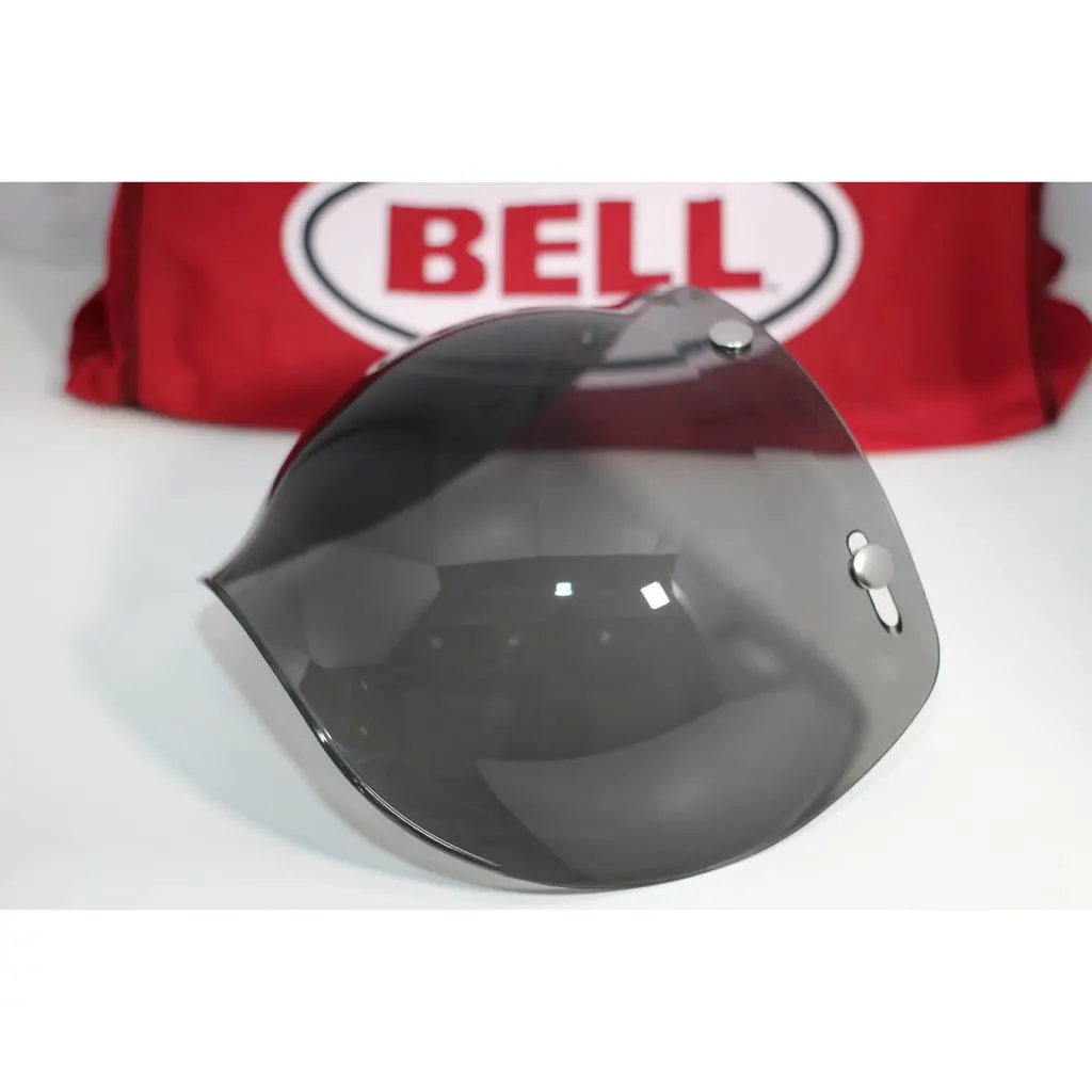 Bell Visor Sparepart For Custom 500 Ps-3 Snap (Bubble Shield Dark Smoke) 1