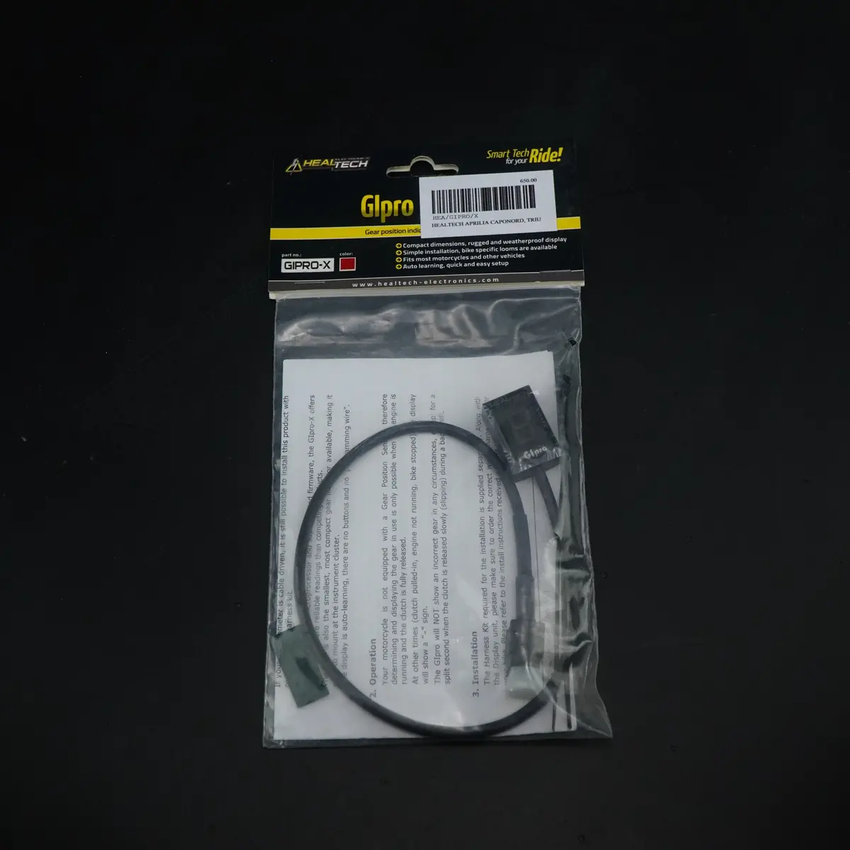 Heal Tech Quickshifter Gear Indicator Display Universal (G1pro-X) 1